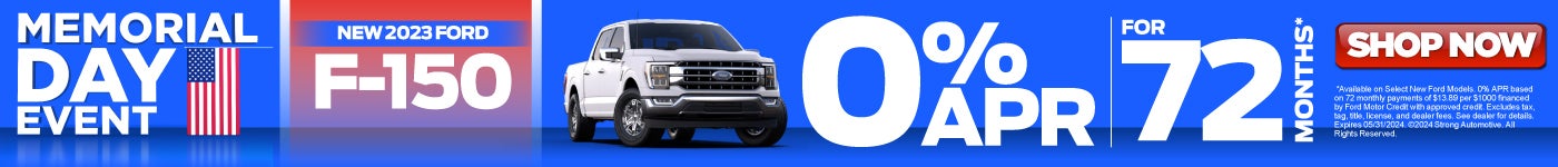 new 2023 f-150 | 0% apr for up to 72 months | act now