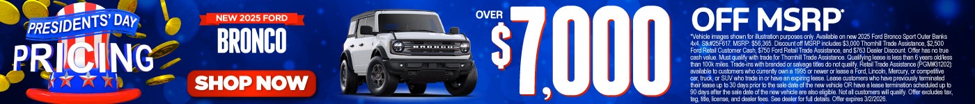 New 2025 Ford Bronco