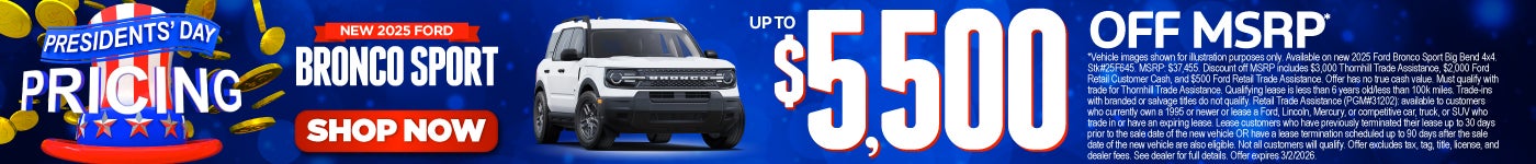 New 2025 Ford Bronco Sport