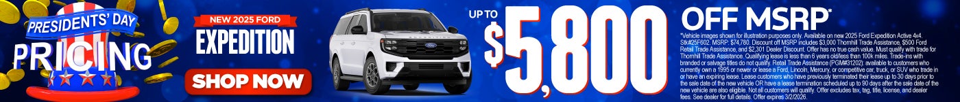 New 2025 Ford Expedition