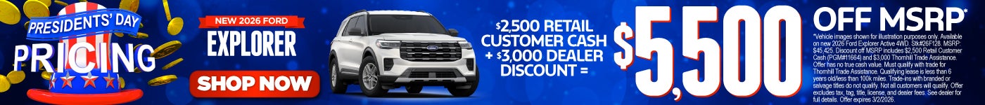 New 2026 Ford Explorer