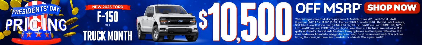 New 2025 Ford F-150 XLT